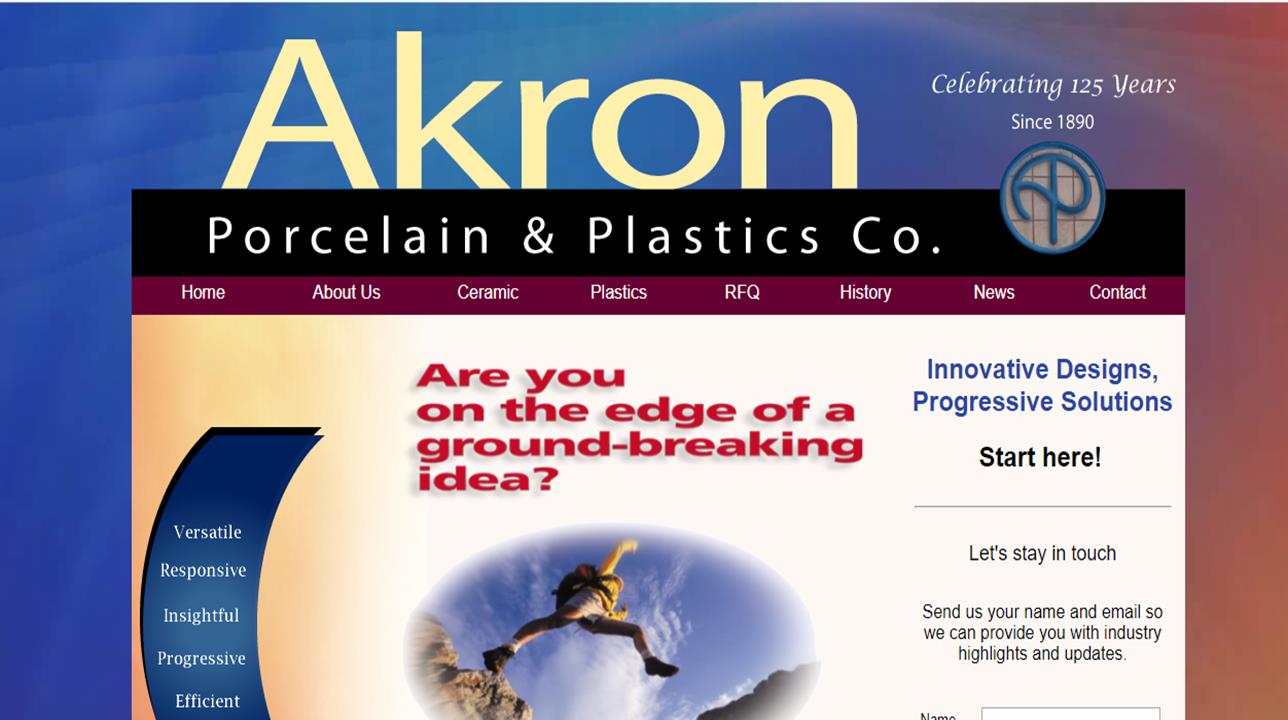 Akron Porcelain & Plastics Company Ceramic Manufacturing