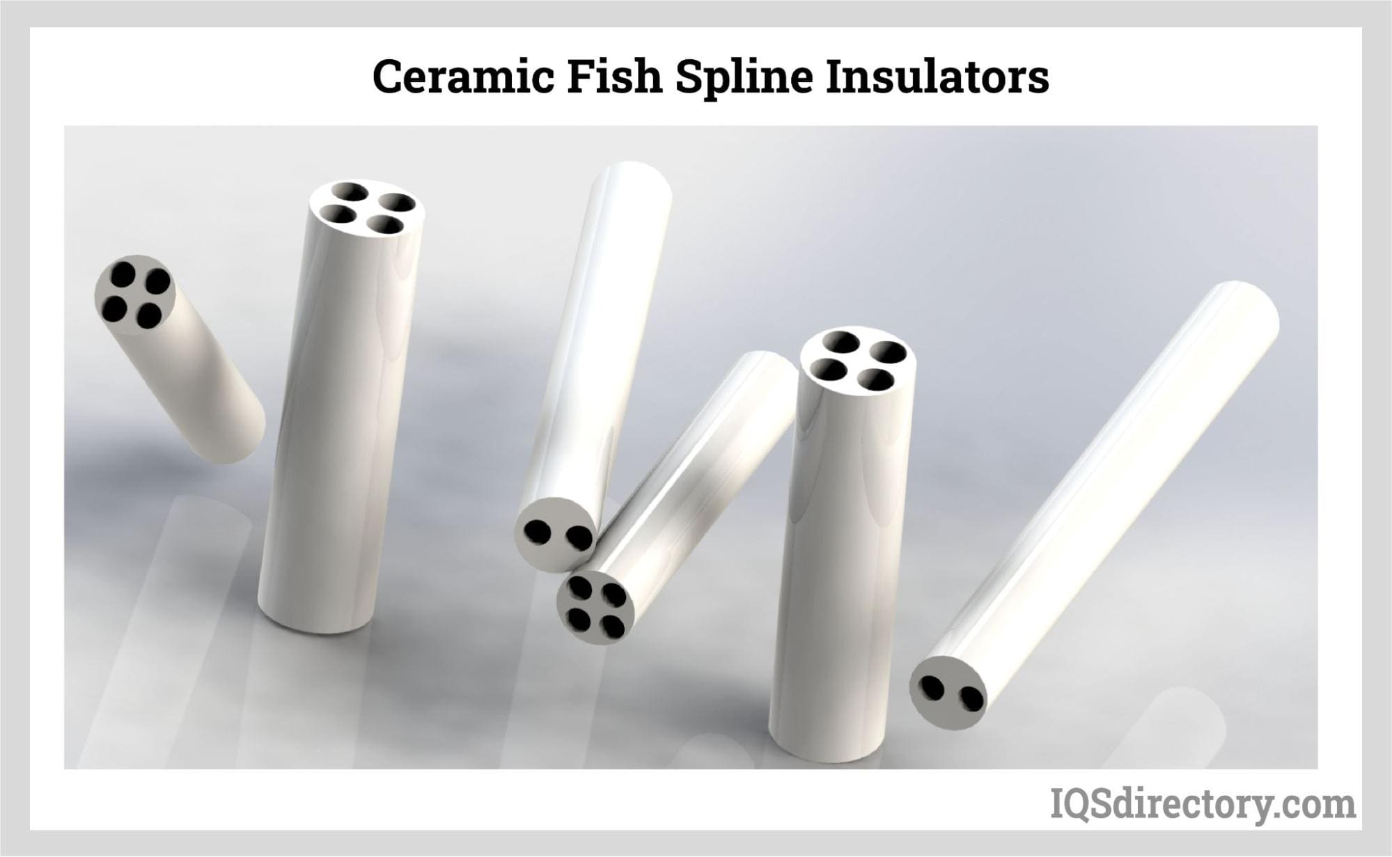 ceramic fish spline insulators