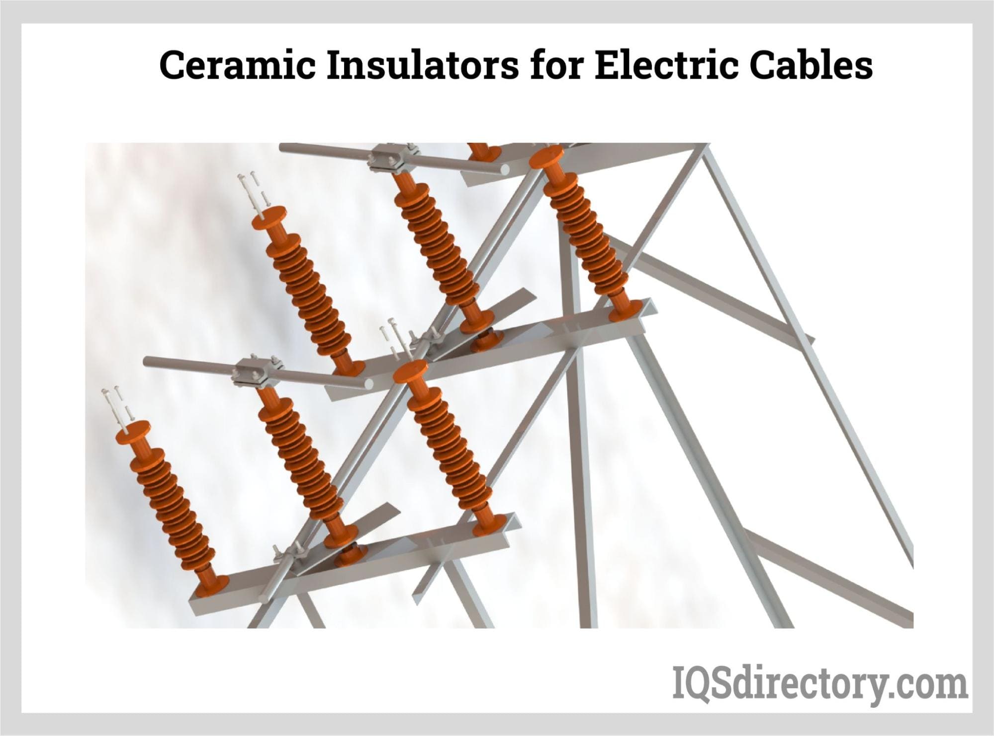 ceramic insulators for electric cables
