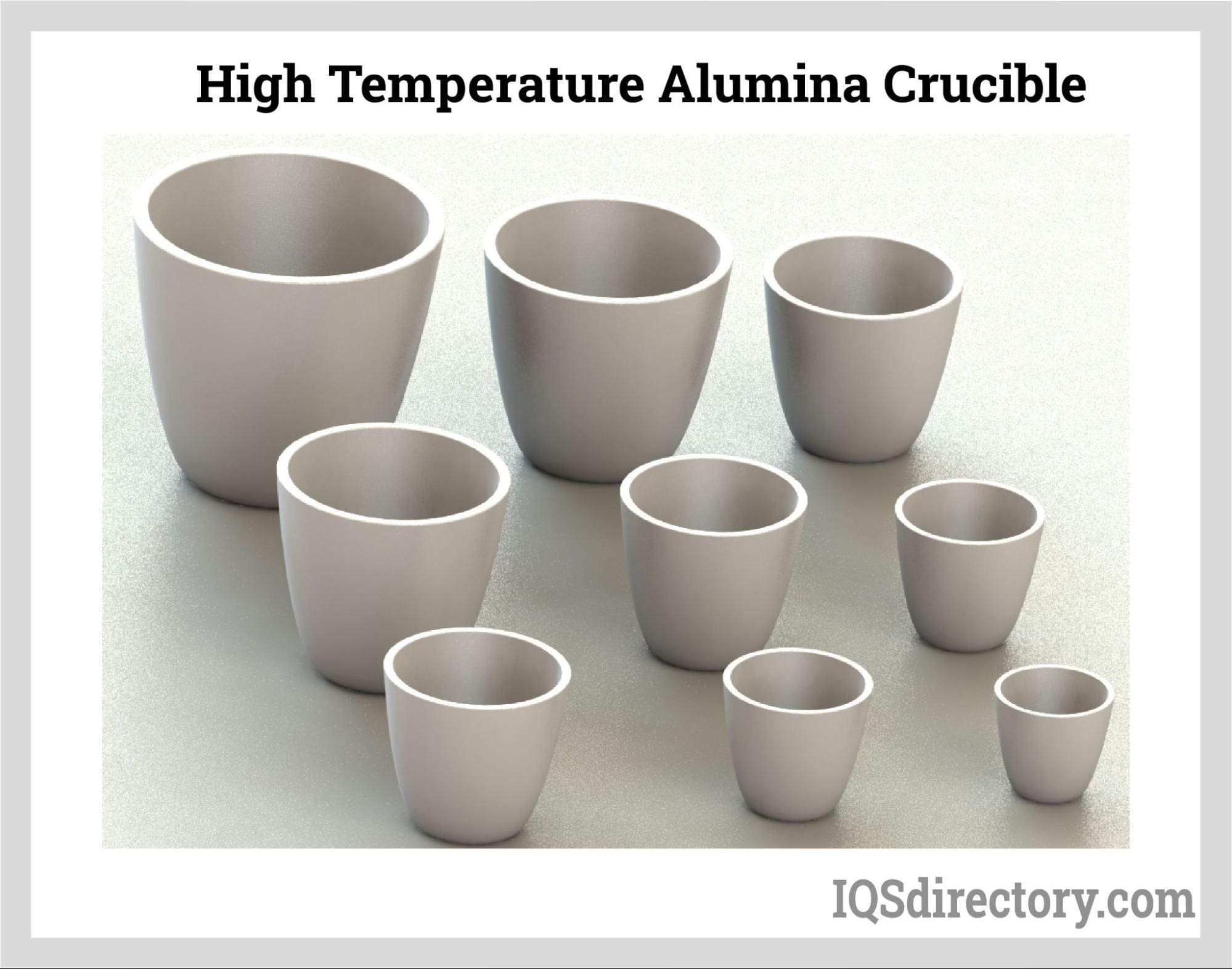high-temperature alumina crucible