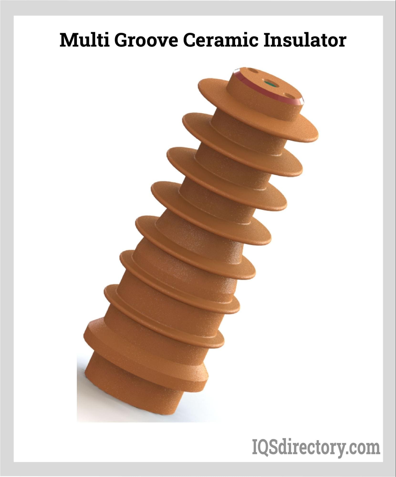 multi groove ceramic insulator
